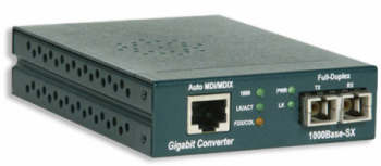AMP Gigabit Ethernet Media Converter, 1000BASE-SX, SC, MM