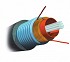 AMP Fiber Optic Cable, Outside Plant, 6-Fiber, OM2, Armored Jacket